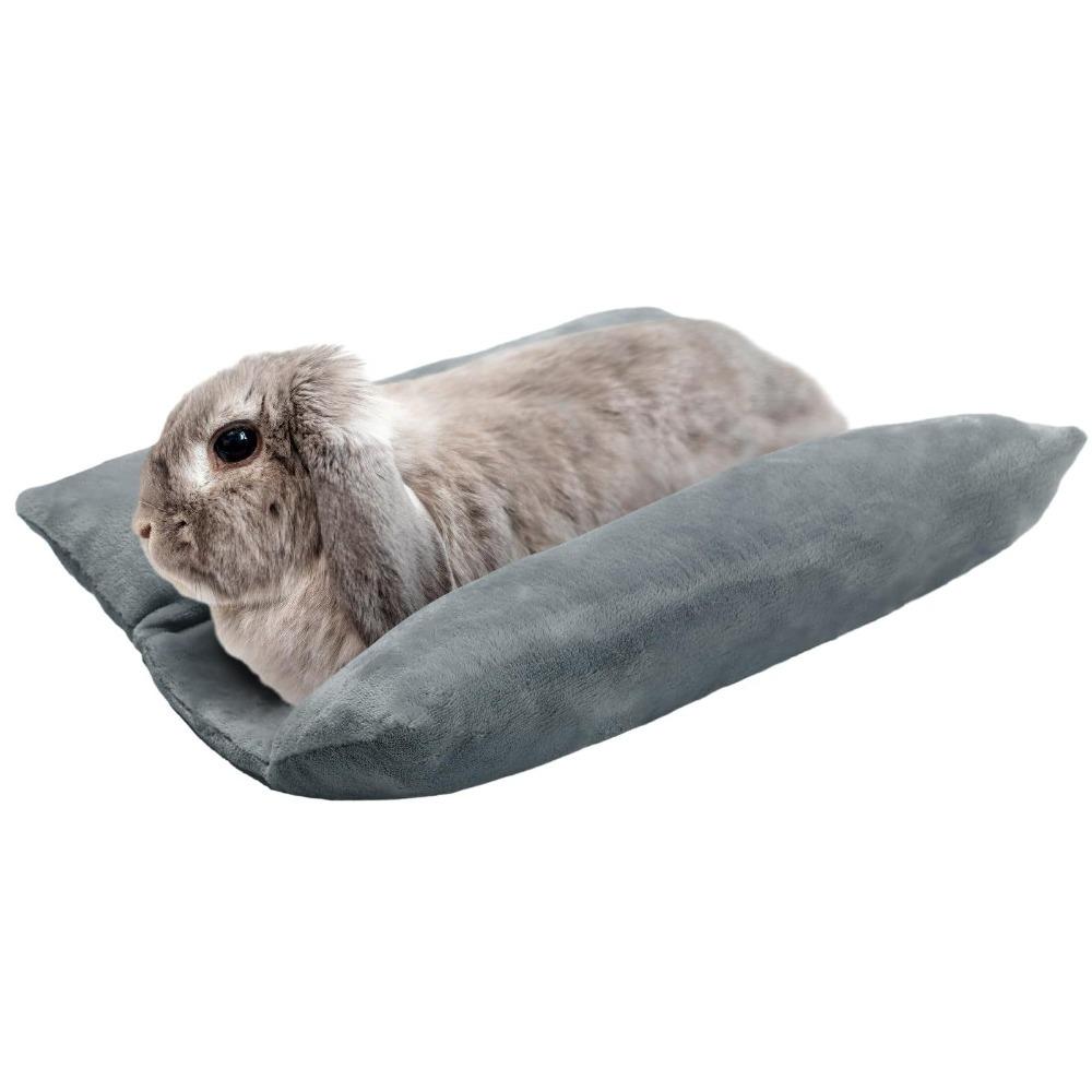 Soft Thickened Rabbit Bed Mat Washable Double-Sided Rabbit Cushion with Cotton Lounger Pillows Cuddle Cushion Mat Rabbit