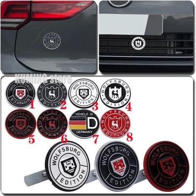 3D Металлическая наклейка с логотипом немецкого Вольфсбурга, наклейка на багажник автомобиля, логотип, наклейки на переднюю решетку, эмблема для GTI Golf 2 3 4 5 6 7 MK2 MK3 MK4 MK5 MK6 MK7