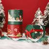 DIY Christmas Gift Packing Box with Handbag Mousse Cake Box Christmas Candy Box Festival Supplies