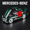 1/24 Mercedes Benz 300SL Alloy Classic Vintage Car Model Car Model Diecast Metal Pull Back Sound Light Car for Children Gift