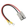 Удлинительный кабель с разъемом 50А, провод 12AWG с клеммой-кольцом M8, водозащищенный кабель разъема для зарядки аккумулятора