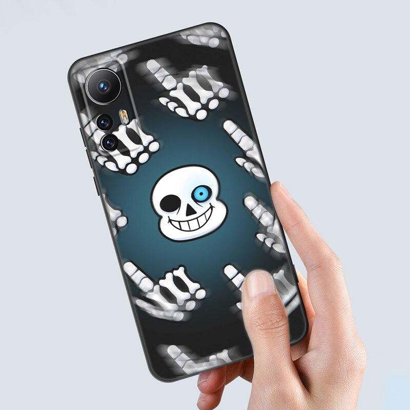 Undertale Sans Doggo Phone Case For Xiaomi Mi 10T 11i 11T Note 10 11 Lite NE F1 POCO F3 M3 X3 GT NFC M4 X4 Pro 5G Black Cover