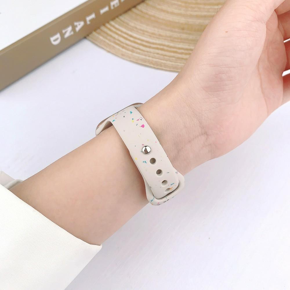 Silicone Strap for Apple Watch Series 10 42mm/9 8 7 41mm/SE (2023) SE (2022) SE 6 5 4 40mm/3 2 1 38mm Watch Band