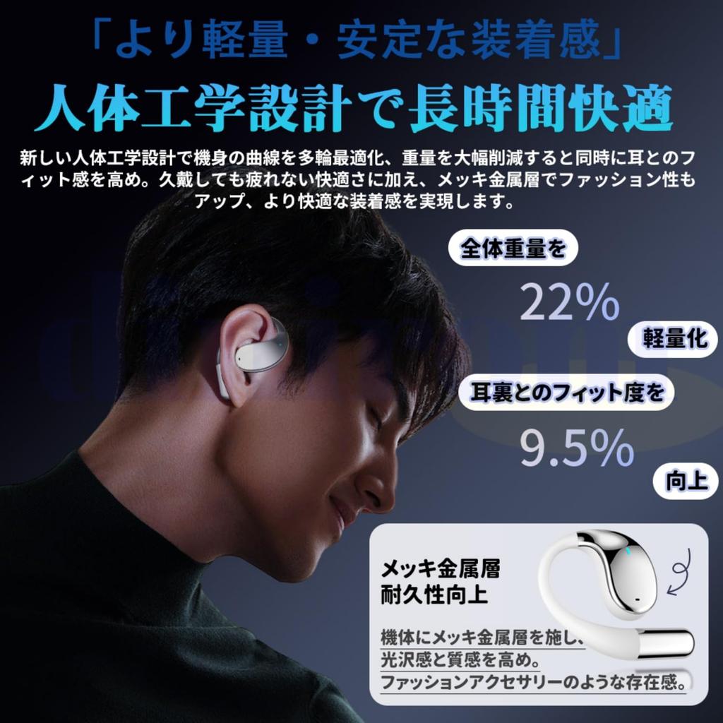 2026 Новые беспроводные наушники Bluetooth Тип OWS Наушники с костной проводимостью Блок Автоматическое сопряжение Индикатор уровня заряда Батарея Режим ожидания 5.4 Открытые Накладные
