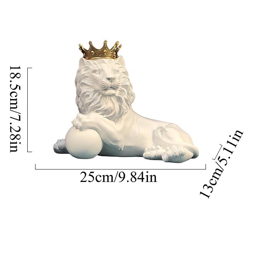 Ремесла из смолы Ци, скандинавское украшение для дома, украшение с короной, украшение для рабочего стола