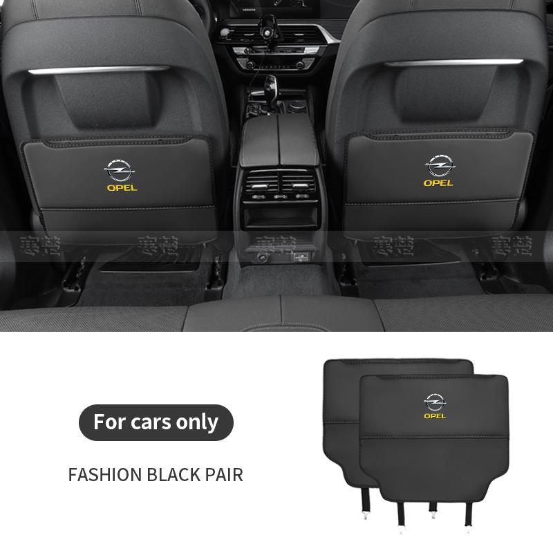 ulbn3 For Opel OPCline ASTRA CORSA INSIGNIA MOKKA VECTRA ZAFIRA GTC Tigra Car Seat Back Protection Anti-Kick Pad Rear Seat Storage Bag