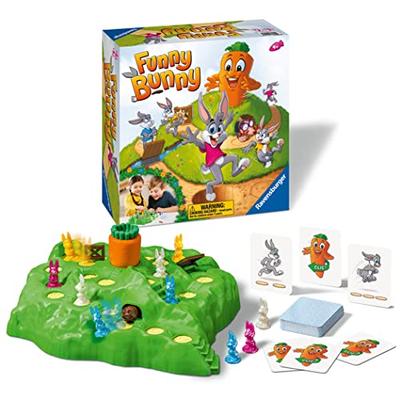 Ravensburger Забавный кролик Настольная игра 21558 4, Возраст 4+ [Настольная игра, Обучающая игра, Подарок] (День рождения/Рождество)]