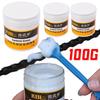 1set/3pcs Car Sunroof Rail Grease White Car Lubricant Mechanical Repair Grease Noise Door Rust Preventive Oil Lubricating Grease