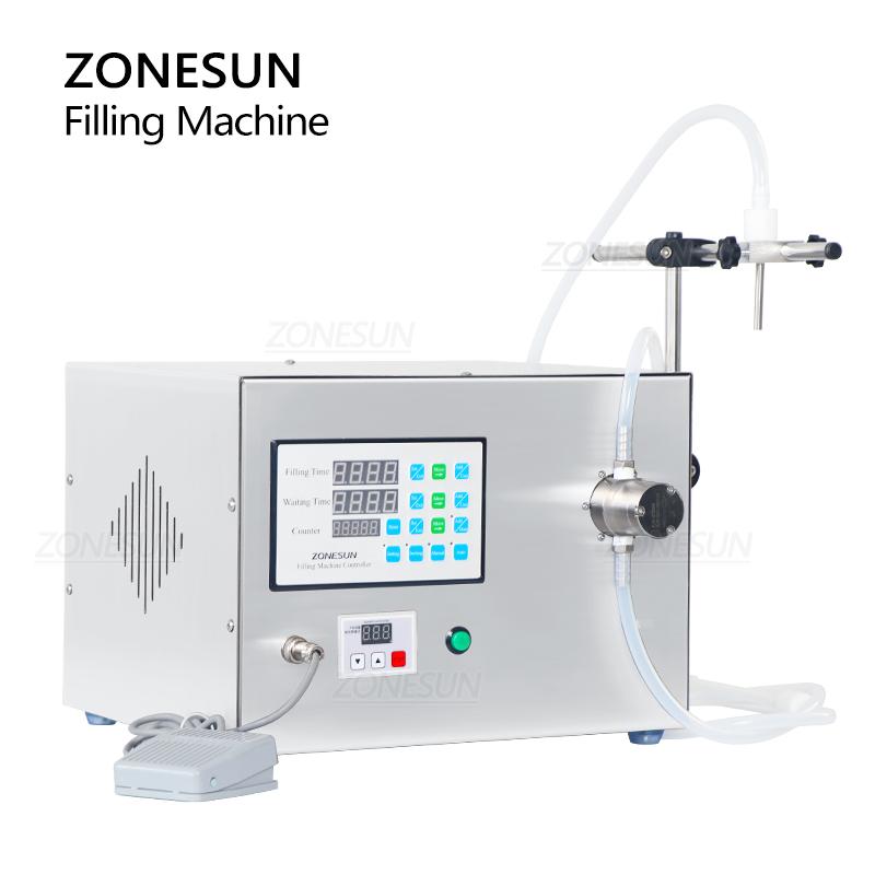 ZONESUN ZS-YTMP1S Liquid Bottle Filling Machine Magnetic Pump Perfume Mineral Essential Oil Water Beverage Packing Machinery