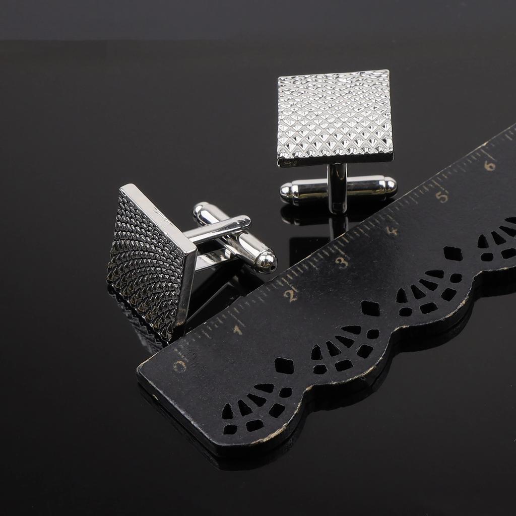 Мужские запонки, классические квадратные круглые глянцевые запонки для костюма, рубашки для свадебной вечеринки, аксессуары