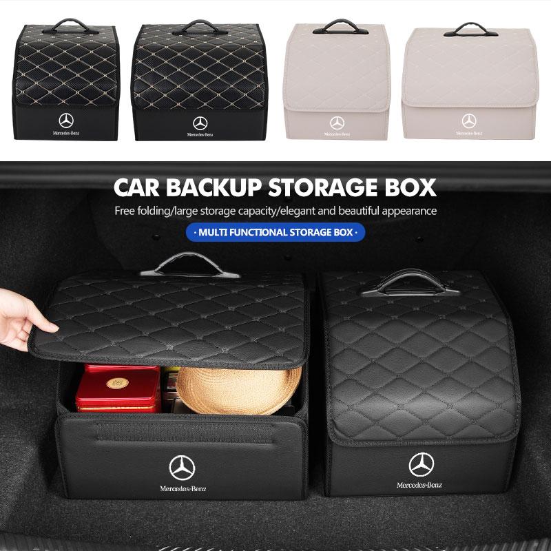 AAVM1 Car Trunk Organizer Box Large Capacity Multiuse Emergency Tool For Mercedes Benz W211 W124 W176 W177 C180 C200 C260 C300 GLC CLE