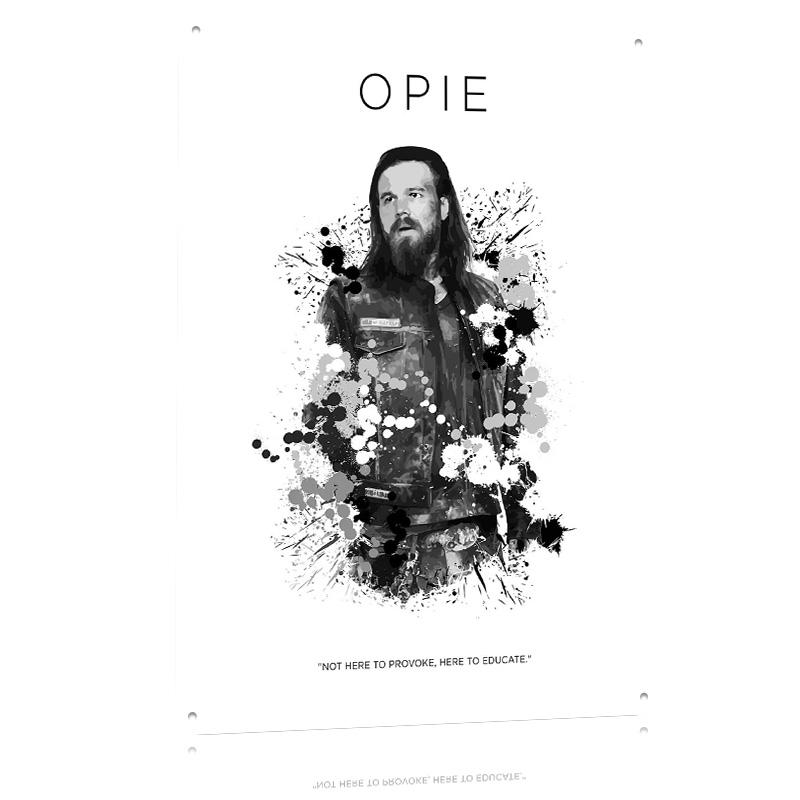 Opie Printed Poster Customized Wall Art Retro Vintage Metal Tin Signs for Home Decorations Mancave Decoration Gaming Decor Room