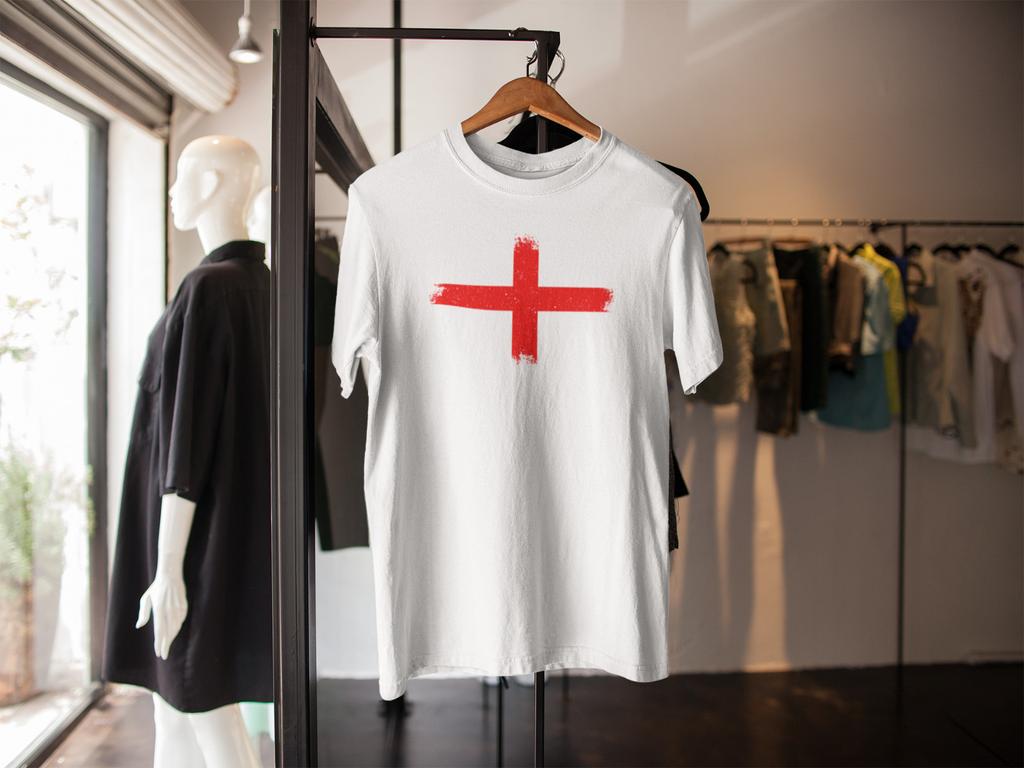 England T Shirt St George Cross Inspired World Cup 2026 Adults Kids