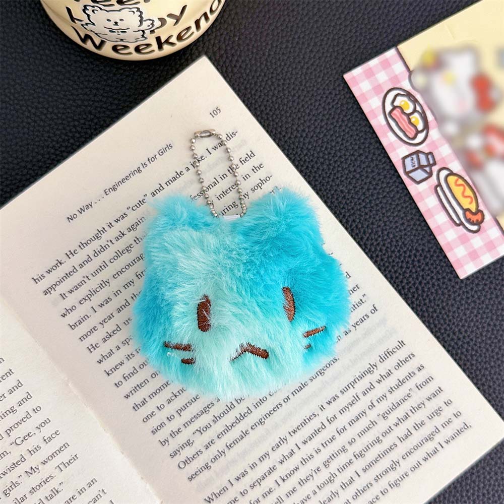 Backpack Decor Cat Plush Keyring Korean Style Plush Doll Pendant Cat Doll Plush Keychain  Unisex