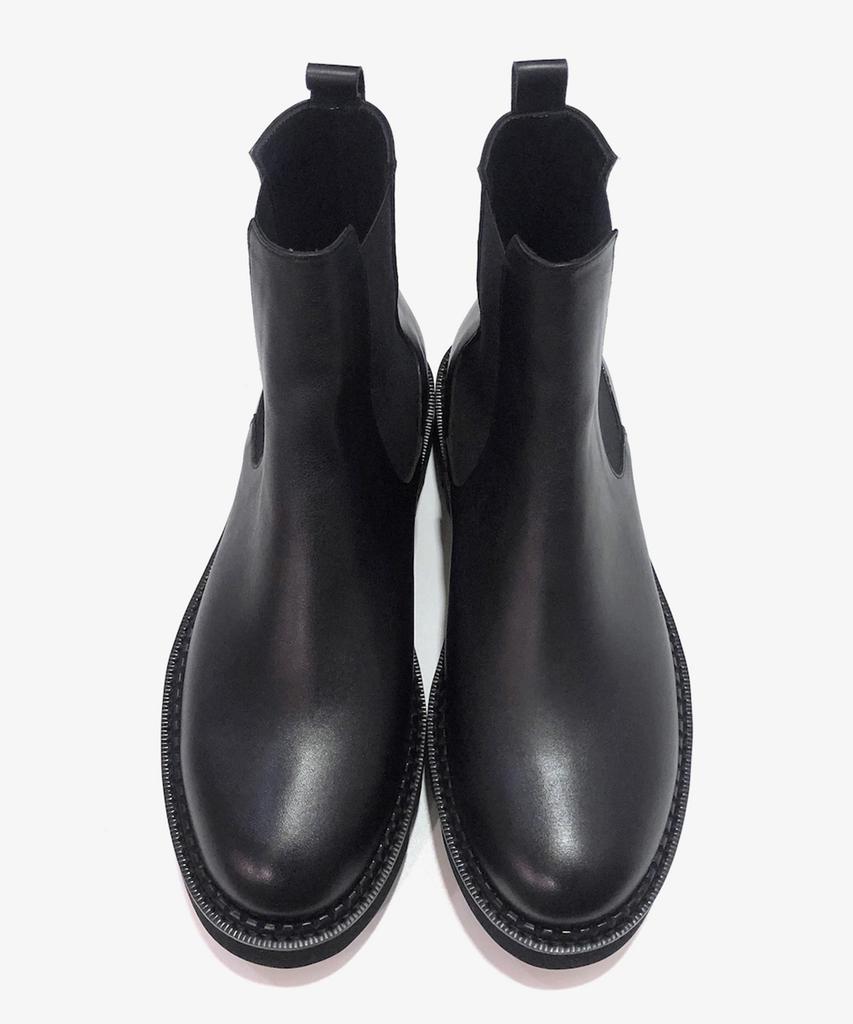 Joenshoe Hancock Round Walker Chelsea Boots Black