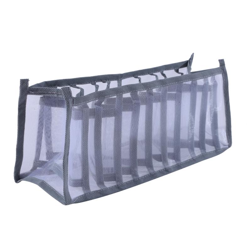 Складной органайзер для нижнего белья - Разделитель для ящика с несколькими отделениями, Сумки для хранения в шкафу для бюстгальтеров и носков