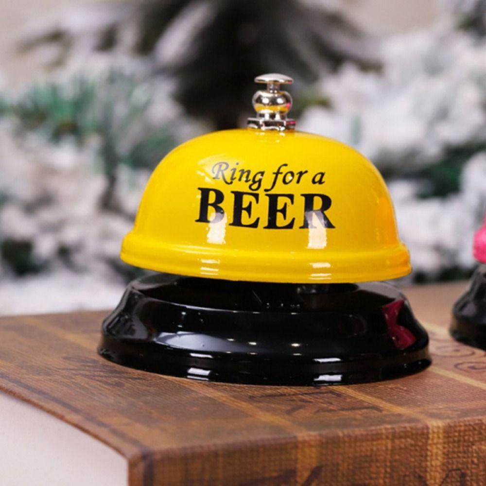 Novelty Desk Call Bell Iron Craft Dinner Reminder Bell Funny Metal Service Bell Party