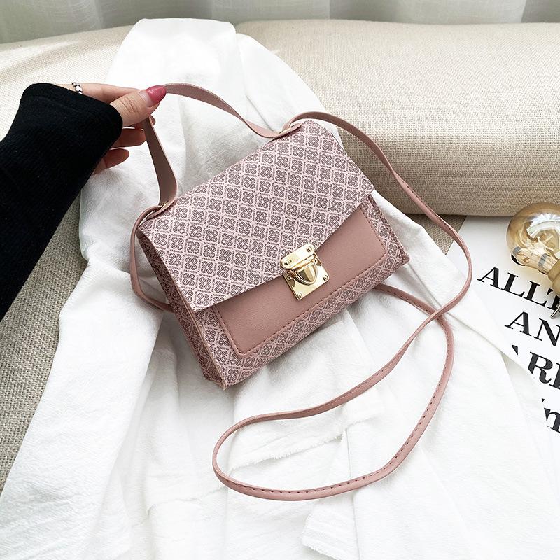 Универсальная портативная маленькая квадратная сумка, модная ретро-сумка через плечо для женщин, сумка-мессенджер, простая маленькая сумка, новая модная