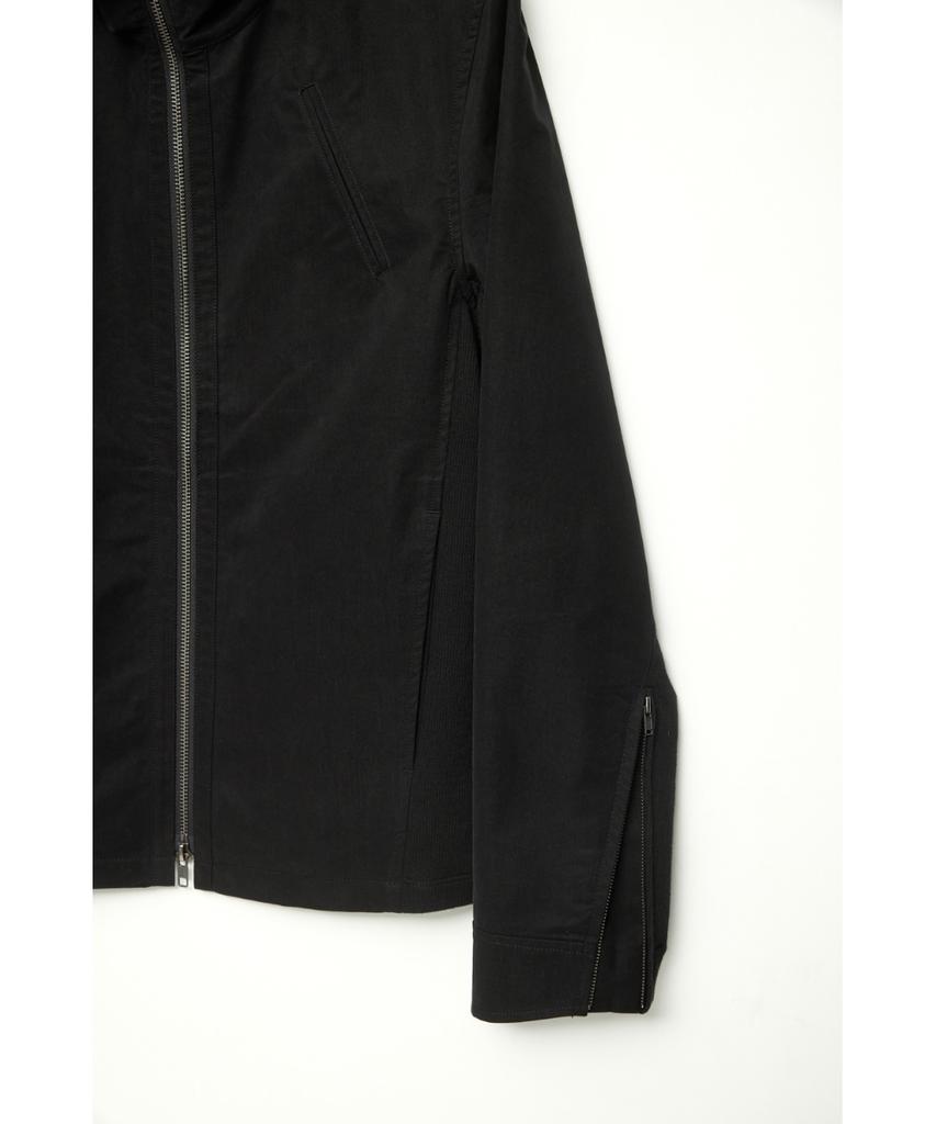 Hatchingroom Funnel Neck Jacket Black