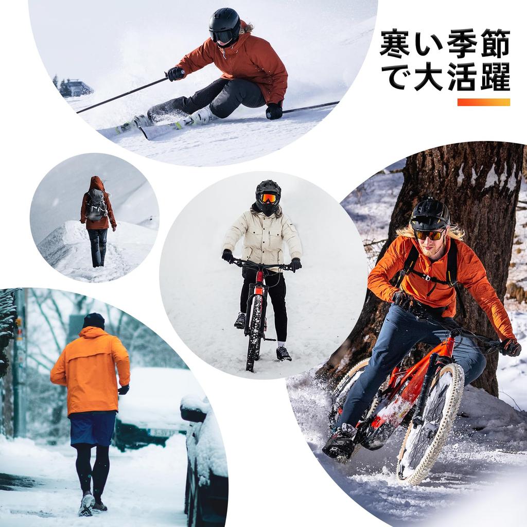 ROCKBROS Neck Winter Balaclava with Fleece Warm and Breathable Face Mask for and Unisex Balaclava, Warmer, Lining, Snowboarding, Skiing, Motorcycles,