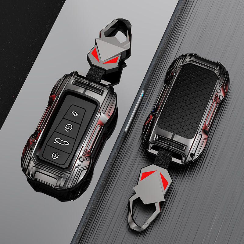 Металлический TPU чехол для ключа Geely Emgrand & Xingrui - Полное покрытие, износостойкий защитный корпус