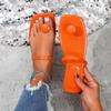 Fashion Shoes Female 2024 Plus Size Thimble Toe Women's Slippers Hot Sale Modern Slippers Women Square Toe Low Heel Outdoor Sandals