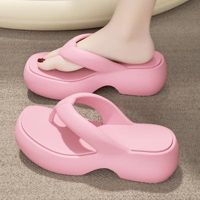 Женские шлепанцы EVA Увеличенные Нескользящие Платформенные Шлепанцы Модные Удобные Уличные Шлепанцы