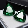 19.65 Ct NATURAL Garnet TRILLION Shape Green   Loose Gemstone