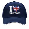 С надписью I Love London Подходит для женщин и унисекс Разработана для повседневного использования на открытом воздухе Легкая Бейсболка-сэндвич
