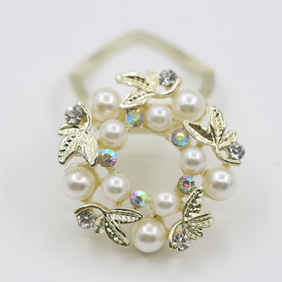 Elegant Scarf Ring Silk Scarf Buckle Clip Fashion Jewelry