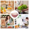 Миска-дуршлаг для фруктов Миска для мытья фруктов Вращающийся кухонный дуршлаг с миской Миска-дуршлаг для фруктов с ручкой Многофункциональная