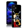 Аниме One Piece Luffy черный силиконовый чехол для телефона Xiaomi Redmi Note 10 11 11S 12 13 4G 8 9 11T Pro 5G Plus 8T 9S 10S 12S
