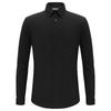 Мужская весенне-осенняя рубашка Giovanni Valentino с длинным рукавом в стиле business casual