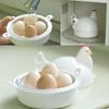 Chicken Shaped Microwave Steamer Mini Home Boiled Soft Boiled Egg Heating Box Kitchen Cooking Egg Gadgets