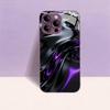Черно-фиолетовый жидкий вихрь для чехла iphone Модный для coque iphone Чехол fundas Стекло для iPhone 17 16 15 14 13 12 pm Pro Plus