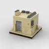 DIY Звездные Войны MOC Город в пустыне Татуина Военная База Радиолокационная Станция Архитектура Строительный Блок SW Дом Кирпичи Игрушка для Ребенка Подарок