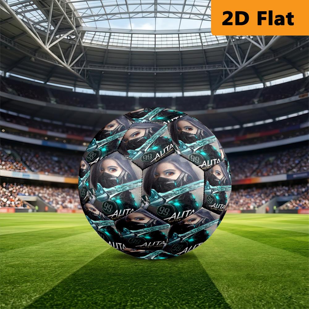 Alita: Battle Angel - Futuristic Warrior Soccer Ball Suitable for both training and competition No. 5 football Very elastic