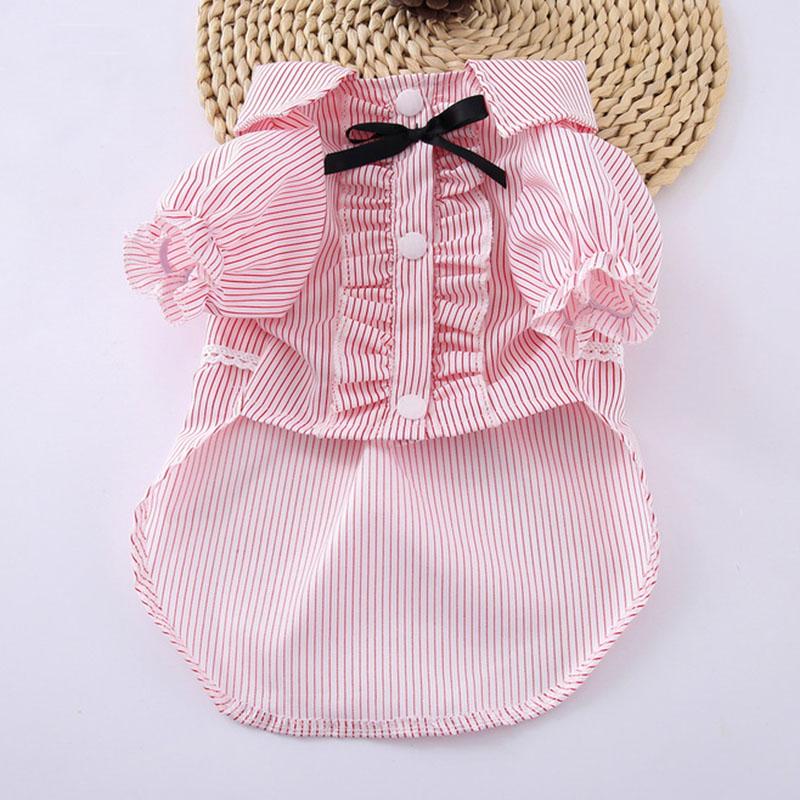 Мягкая одежда для щенков, летняя одежда для домашних животных, платья для маленьких собак, кошек, ши-тцу, сфинксов, рубашки, футболки для кошек, талисманы, юбки, одежда