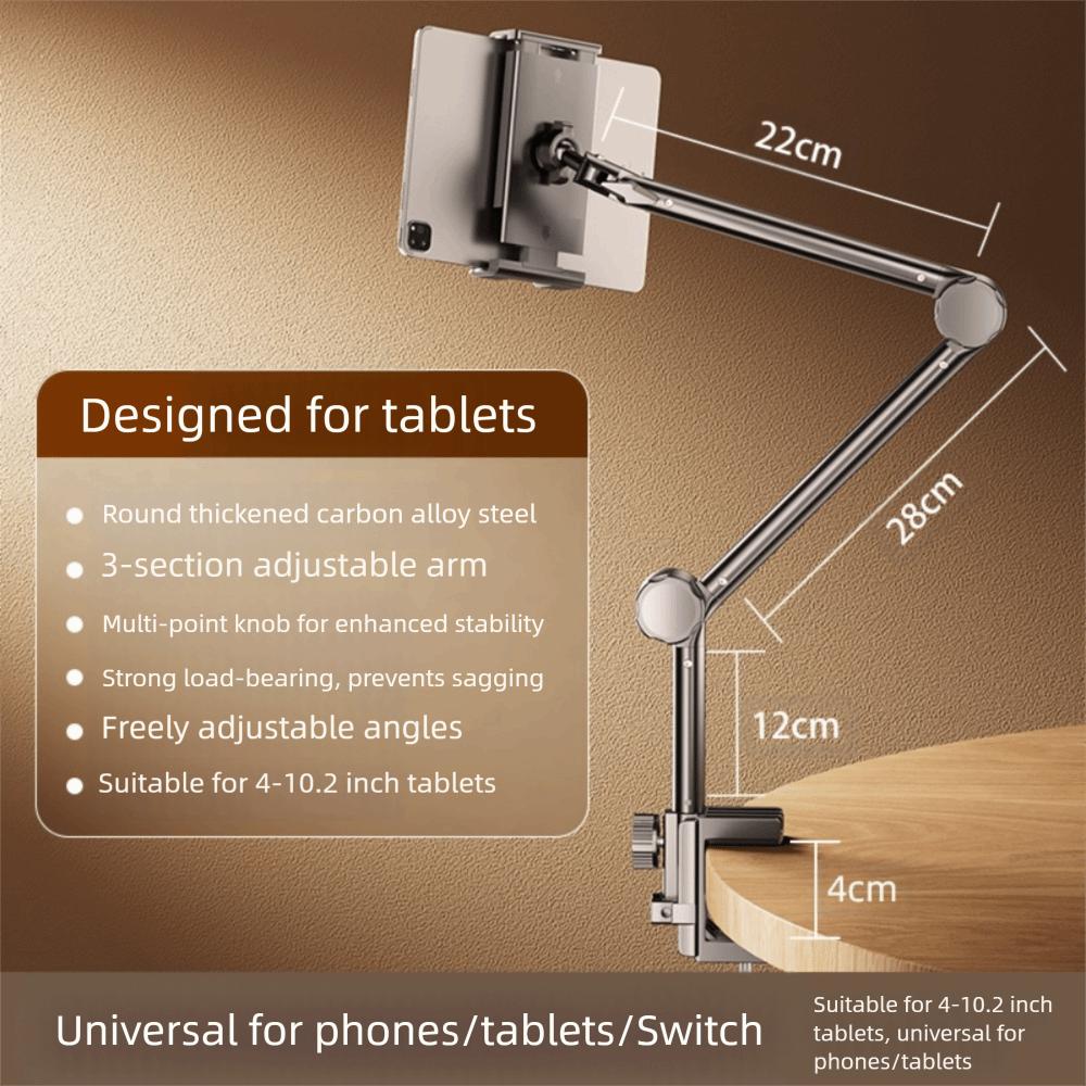 Прочная универсальная подставка для телефона 3-слойная подставка для планшета Новый кронштейн для кровати Использование планшета