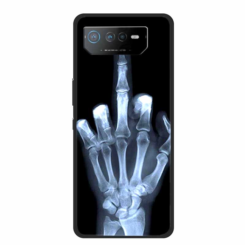 Чехол для Asus ROG Phone 6 Pro Phone6 Pro Coque Черный ТПУ Силикон Мягкая Задняя Крышка Чехол Для Asus ROG Phone 6D Ultimate Чехол для Телефона