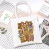 Halloween Printed Shoulder Bag Female Large Capacity Student Canvas Bag Tutoring Shopping Bag