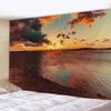 Home Decor Tapestry Landscape Wave Tapestry Ceiling Home Decor Tropical Tree Beach Wall Hanging Sunset Sea Tapestry 230x150cm