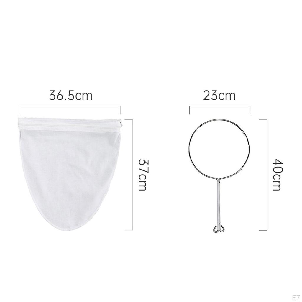 Фильтр-мешок из мелкой сетки для традиционного тайского чая, съемный, с застежкой-молнией для кофе