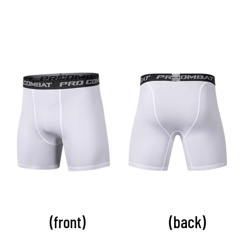 Мужские высокоэластичные быстросохнущие компрессионные тренировочные шорты - Базовый слой для баскетбола и бега