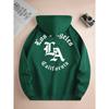 Men's New Fashion Hoodie, Casual Daily Drawstring Hooded Sweatshirt, Monogrammed, Front Kangaroo Pocket, Men's Jacket