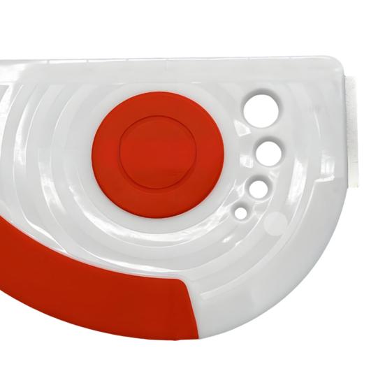 Гибкий силиконовый скребок для миски 5-в-1, резак для теста и стриппер для трав, кухонный инструмент для выпечки с измерительными отметками