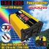Portable Inverter Car Power Inverters DC12 Volt To AC220 Volt Transformer 4000W Modified Sine Wave Inverter USB Auto Inverters