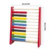 Wooden early education primary multicolored abacus arithmetic intelligence toy