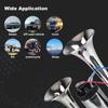 With Air Compressor and Relay Super Loud Hooter Car Electric Horn Modification For Motorcycle Boat Truck 12V Dual Trumpets 600dB