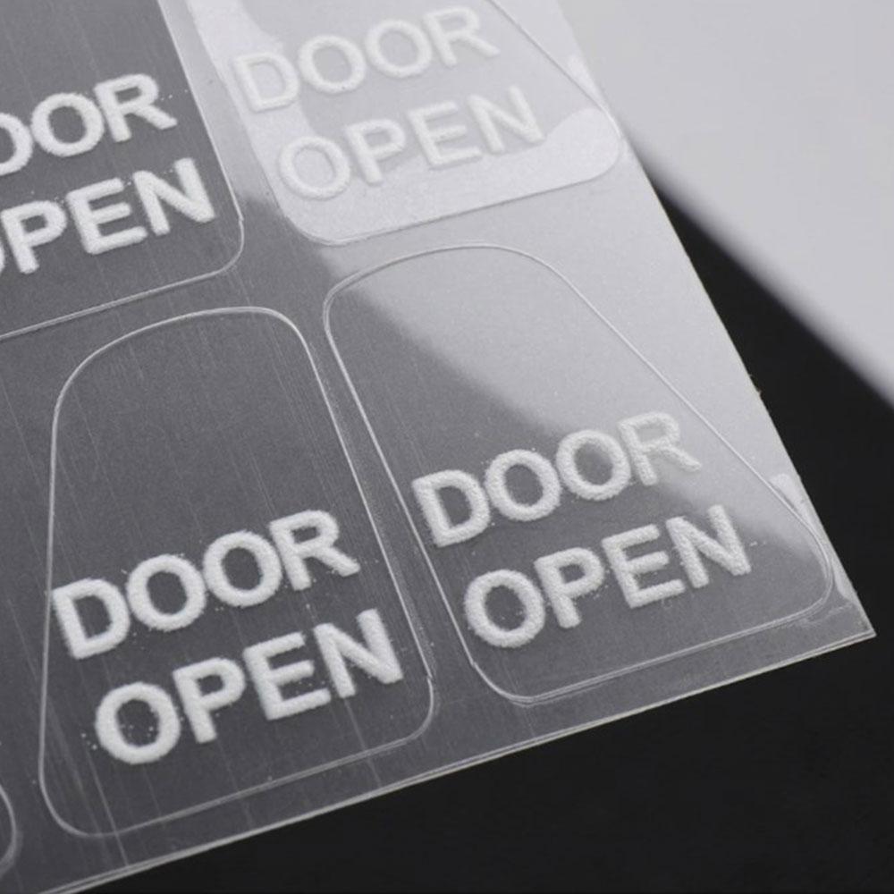 8 шт. наклеек на кнопку открытия двери автомобиля, светящаяся наклейка на дверь, напоминание, подлокотник, кнопка подъема окна, переключатель для Tesla Model 3 Y